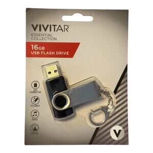 New Vivitar Essential Collection 16GB USB Flash Drive